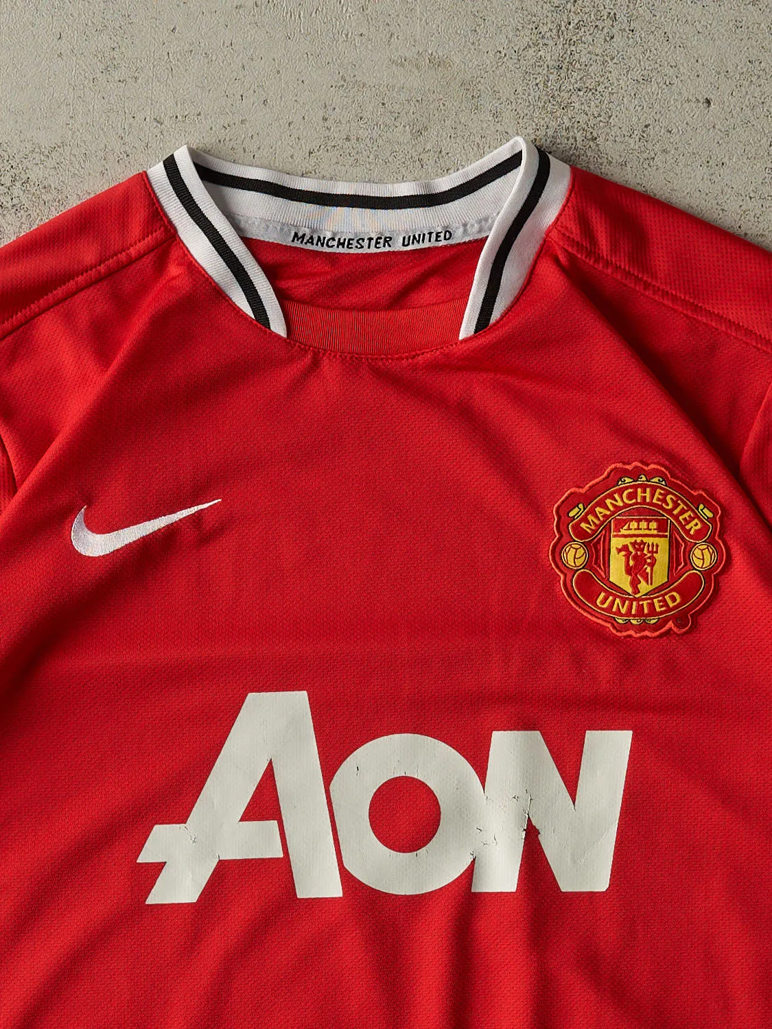Vintage Y2K Red Manchester United Soccer Jersey (M/L) sold by Rebalance Vintage product image thumbnail 2