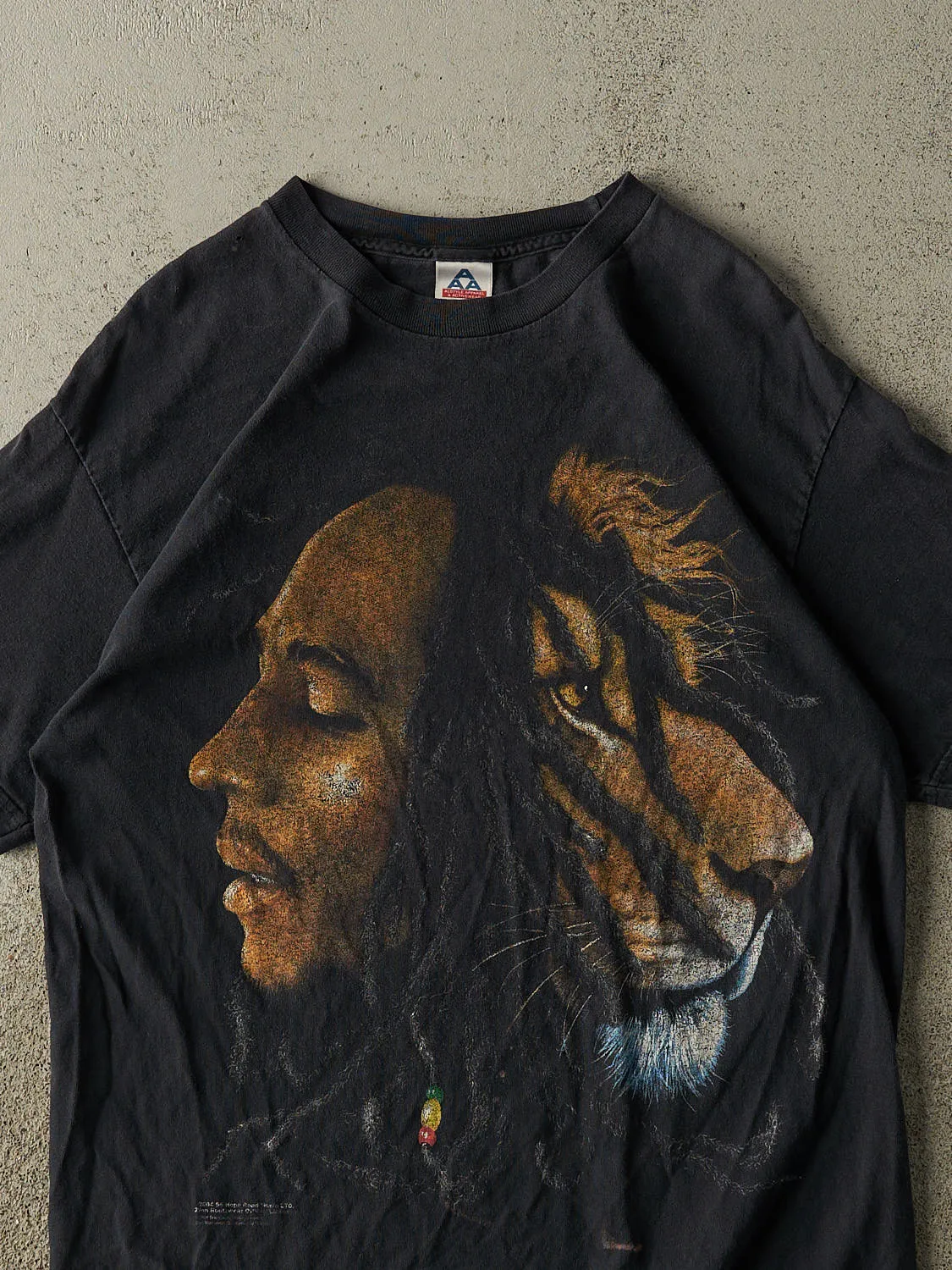 Vintage 04' Black Bob Marley Tee (L/XL) sold by Rebalance Vintage product image thumbnail 2