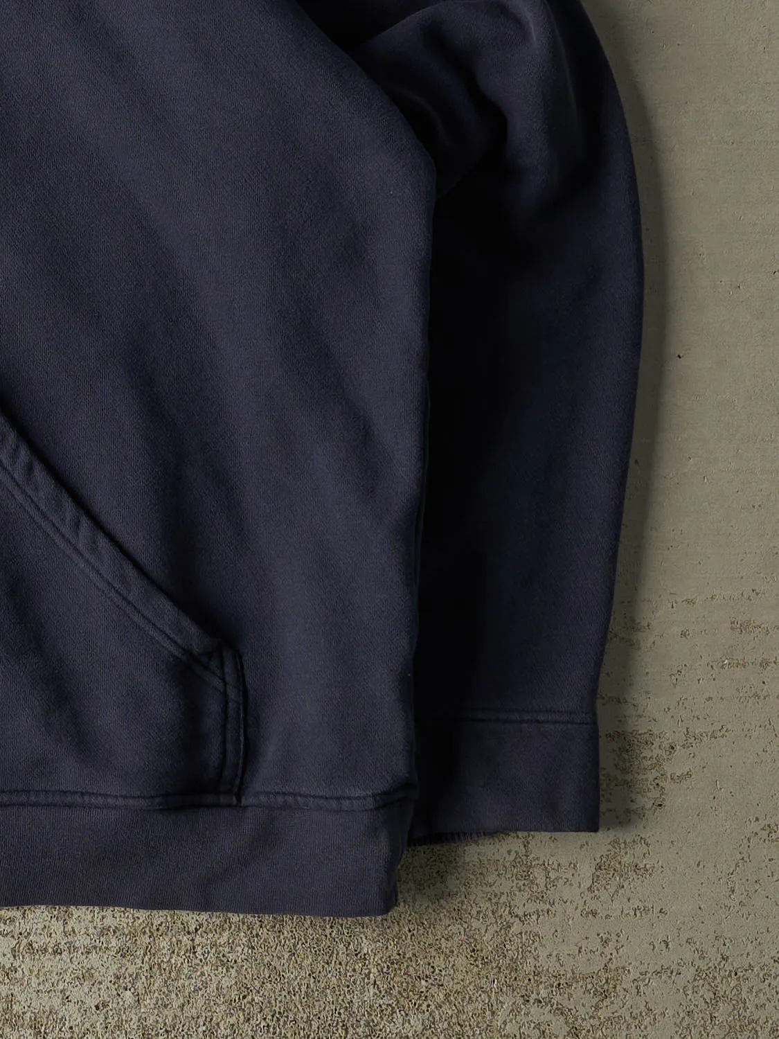 Vintage 90s Navy Blue Nike Embroidered Hoodie (XL/XXL) sold by Rebalance Vintage product image thumbnail 4