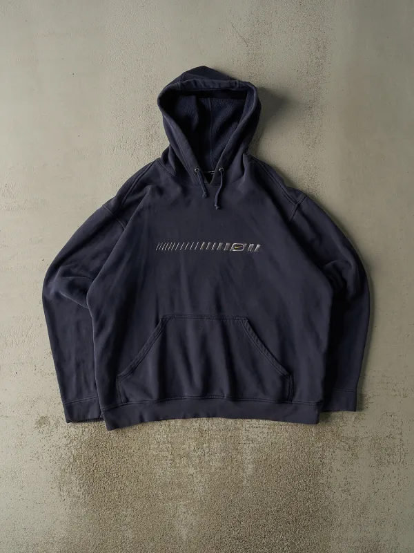 Vintage 90s Navy Blue Nike Embroidered Hoodie (XL/XXL) sold by Rebalance Vintage