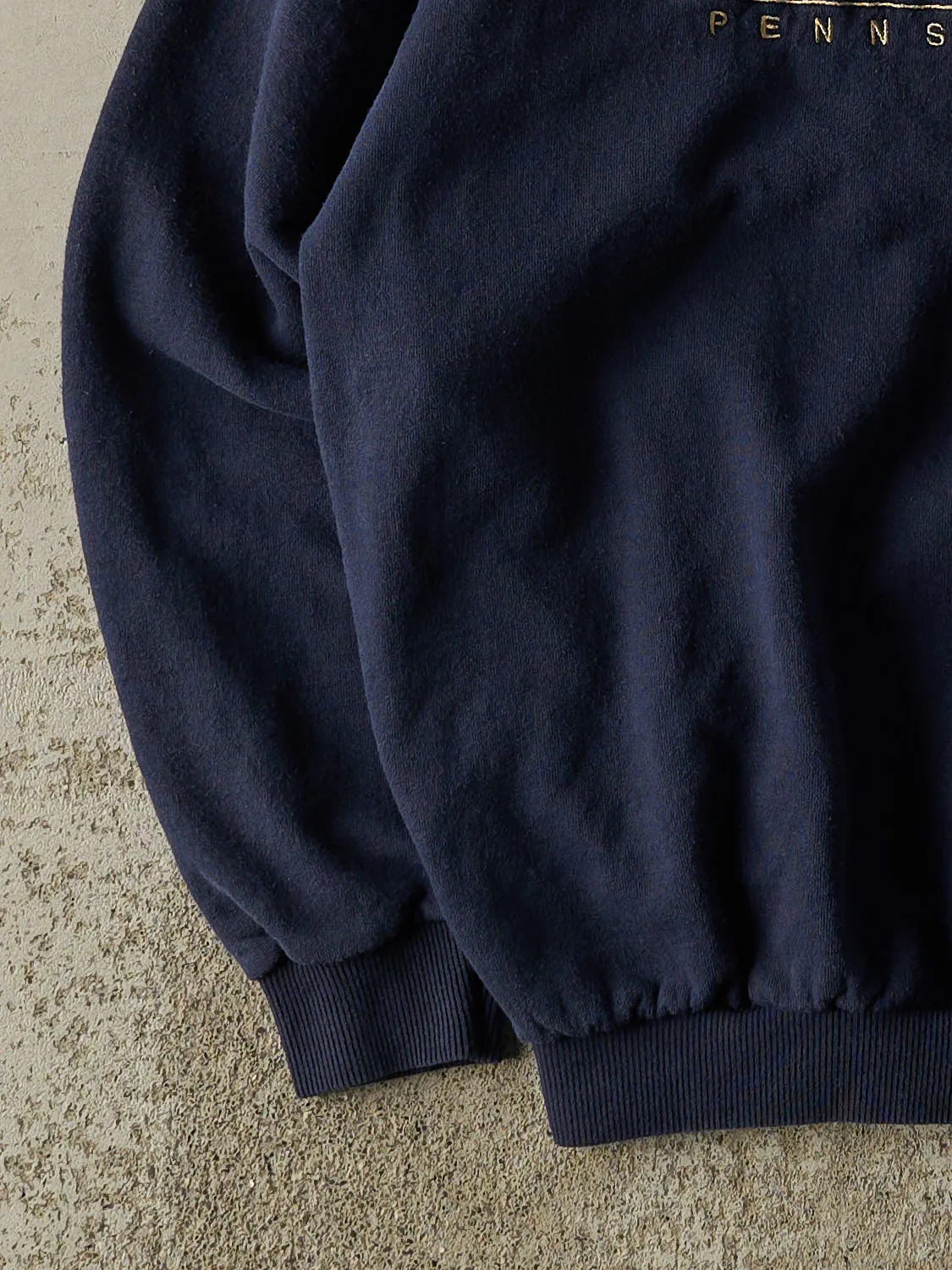 Vintage 90s Navy Blue Philadelphia Embroidered Crewneck (M) sold by Rebalance Vintage product image thumbnail 3