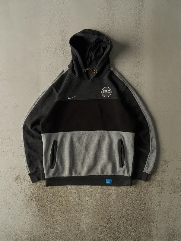 Vintage Y2K Black Nike T90 Bootleg Hoodie (L/XL) sold by Rebalance Vintage
