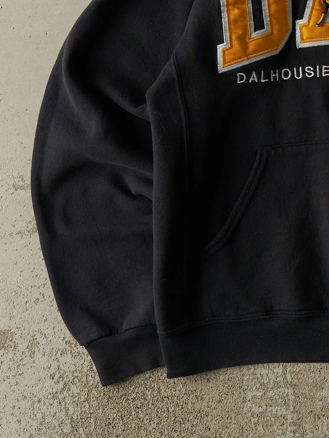 Vintage Y2K Black Russell Athletic Dalhousie University Hoodie (XS/S) sold by Rebalance Vintage product image thumbnail 3