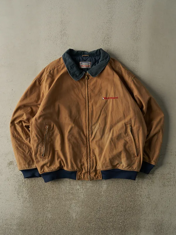 Vintage 03' Beige Embroidered Lined Workwear Jacket (XL/XXL) sold by Rebalance Vintage