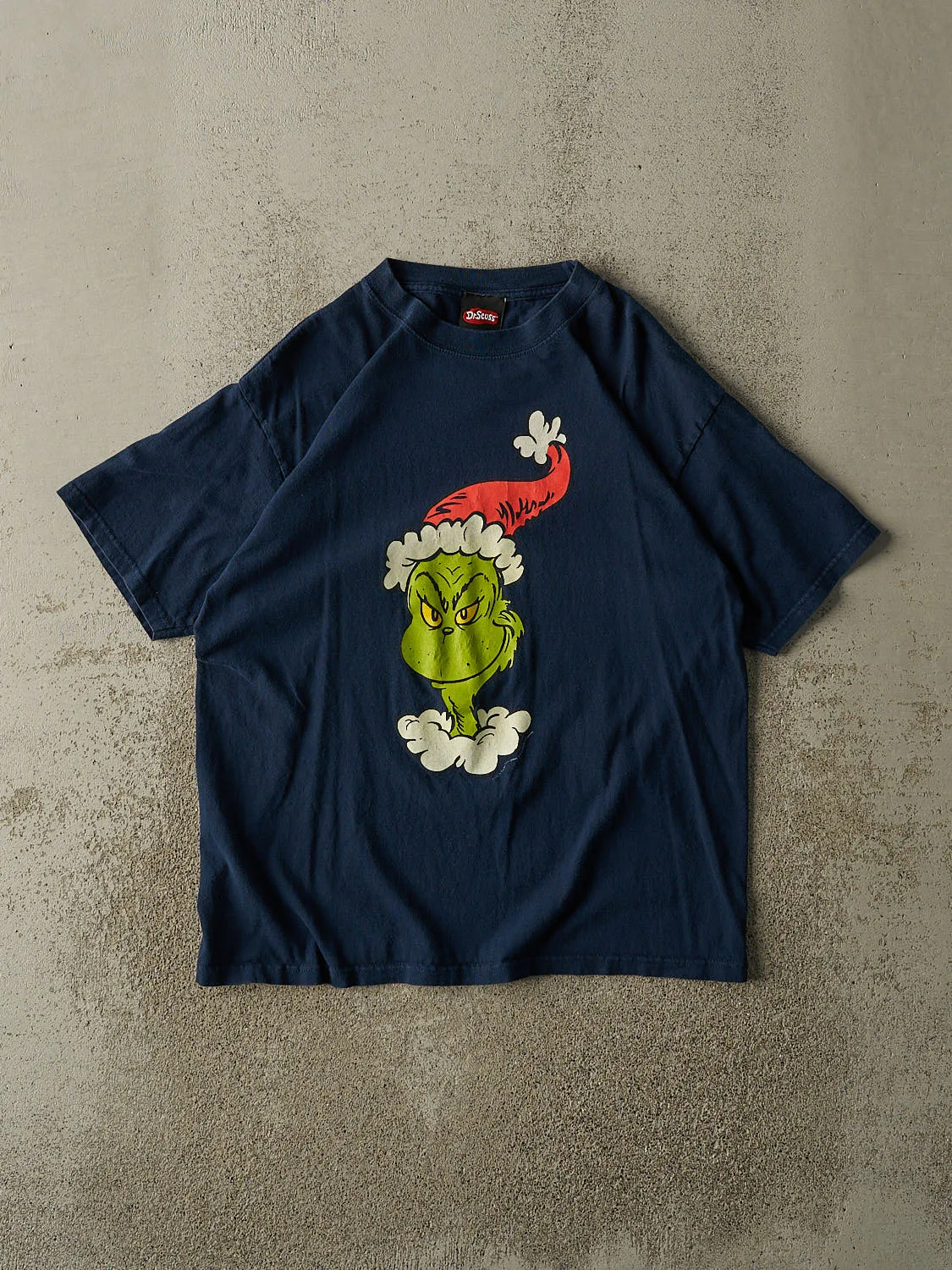 Vintage 90s Navy Blue The Grinch Tee (M/L) sold by Rebalance Vintage