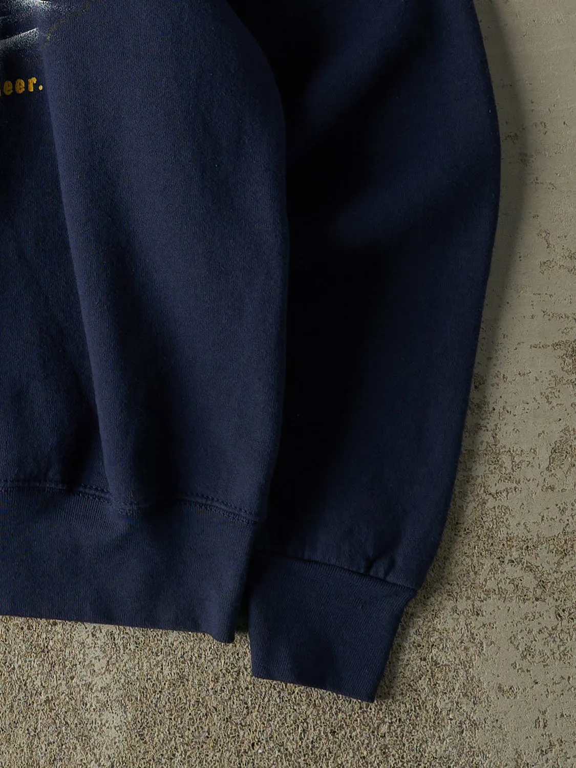 Vintage 90s Navy Blue Santa Slogan Crewneck (XL) sold by Rebalance Vintage product image thumbnail 4