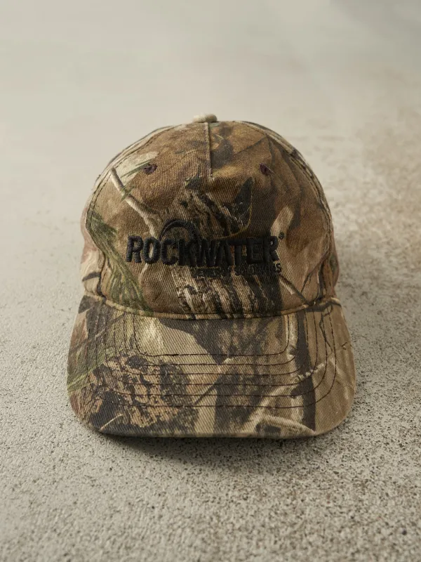 Vintage 90s Camo Embroidered Strapback (O/S) sold by Rebalance Vintage