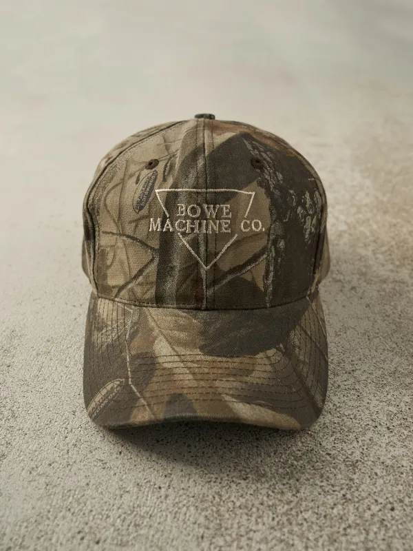 Vintage 90s Camo Realtree x Bowe Machines Co Strapback (O/S) sold by Rebalance Vintage