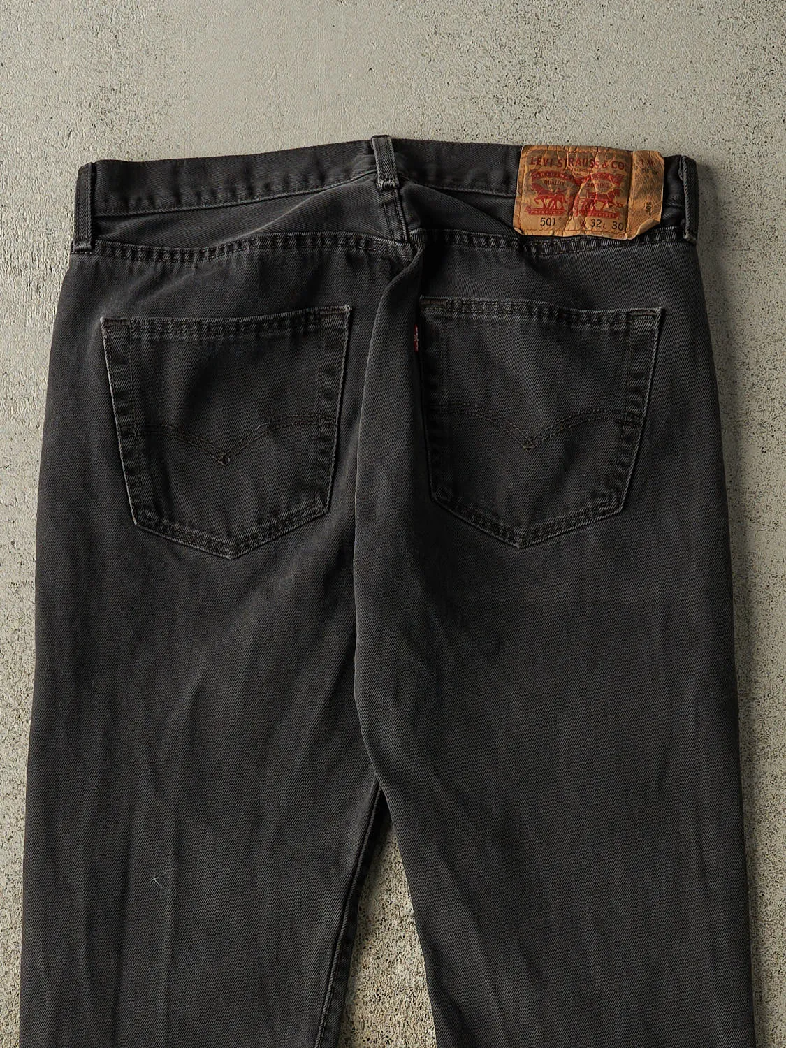 Vintage Y2K Faded Black Levi's 501 Denim Pants (32x29) sold by Rebalance Vintage product image thumbnail 5