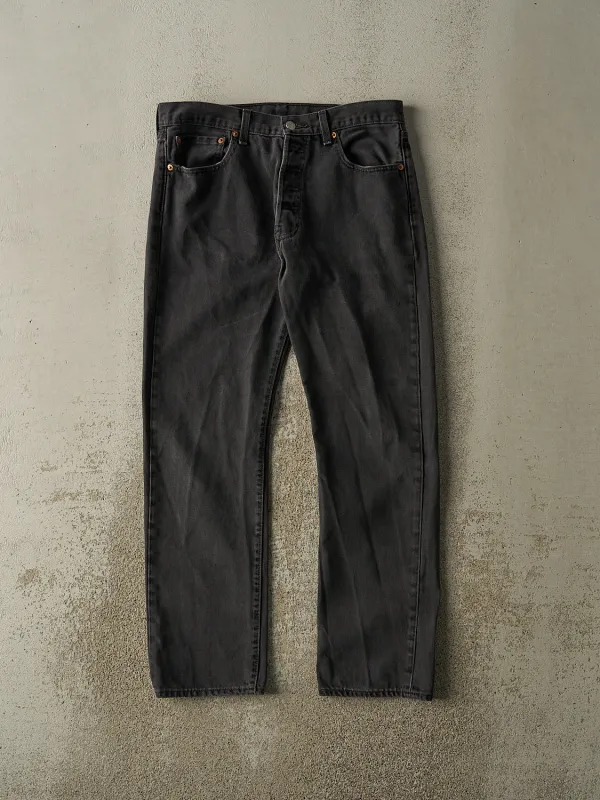 Vintage Y2K Faded Black Levi's 501 Denim Pants (32x29) sold by Rebalance Vintage