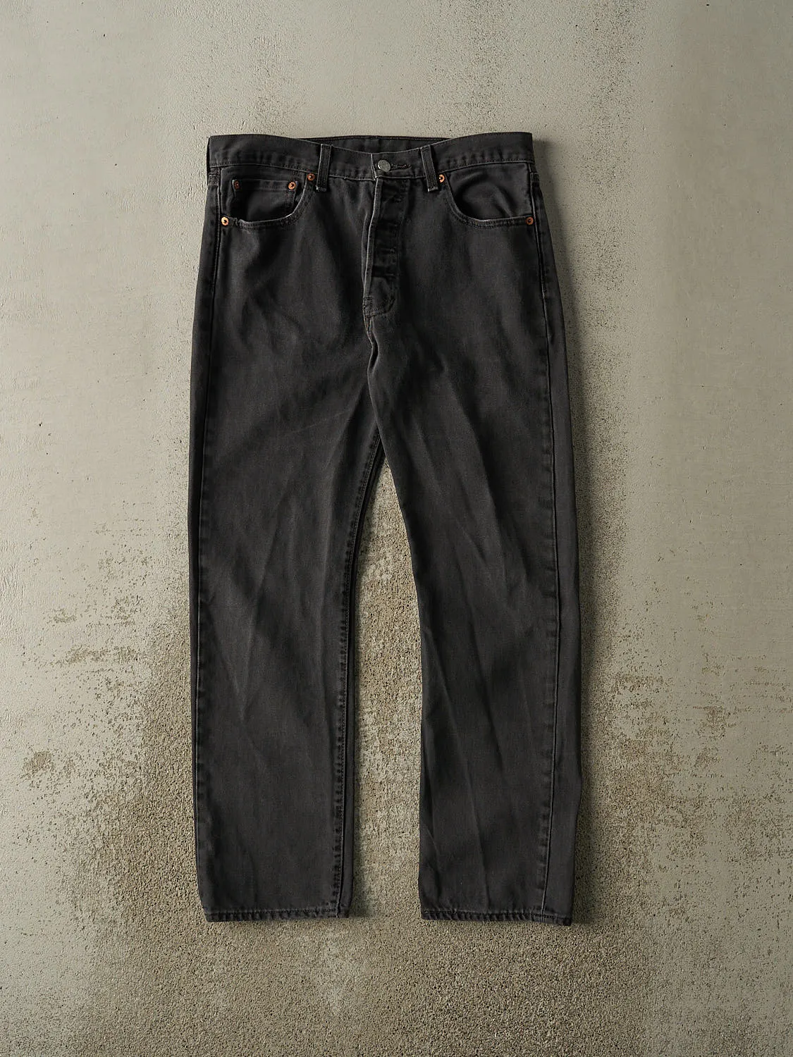 Vintage Y2K Faded Black Levi's 501 Denim Pants (32x29) sold by Rebalance Vintage