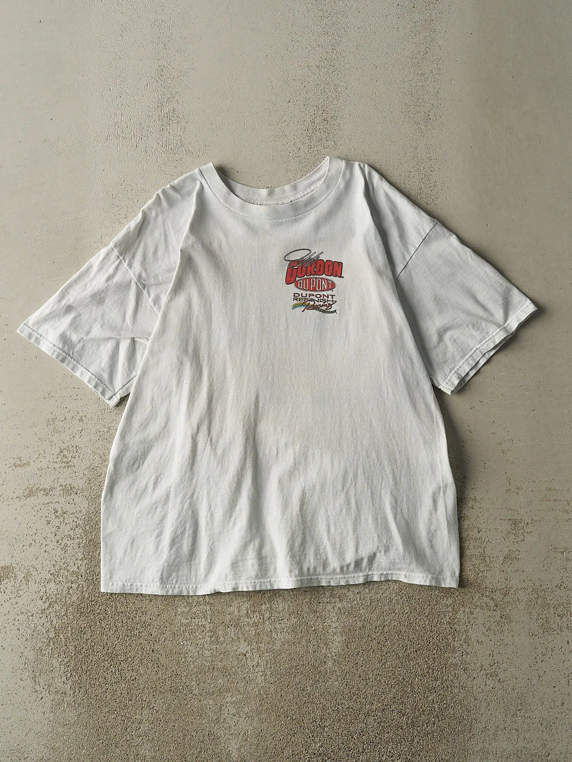 Vintage 98' White Jeff Gordon Nascar Racing Tee (L/XL) sold by Rebalance Vintage