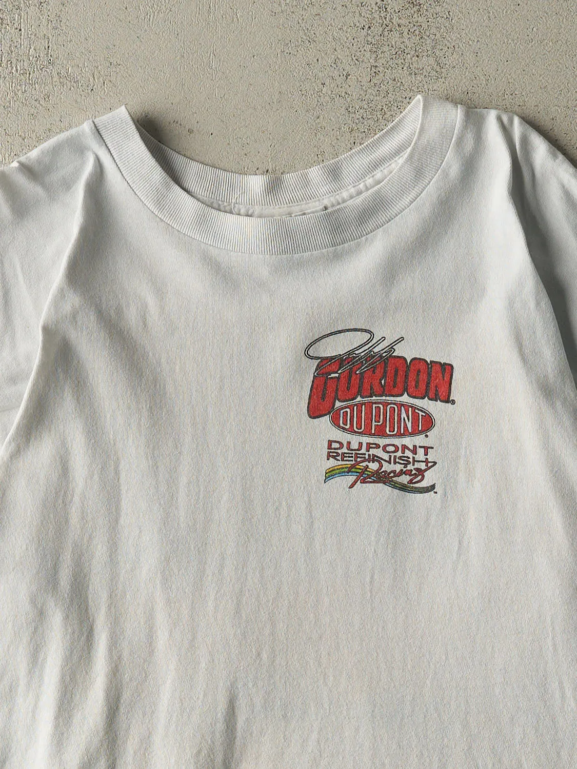 Vintage 98' White Jeff Gordon Nascar Racing Tee (L/XL) sold by Rebalance Vintage product image thumbnail 3