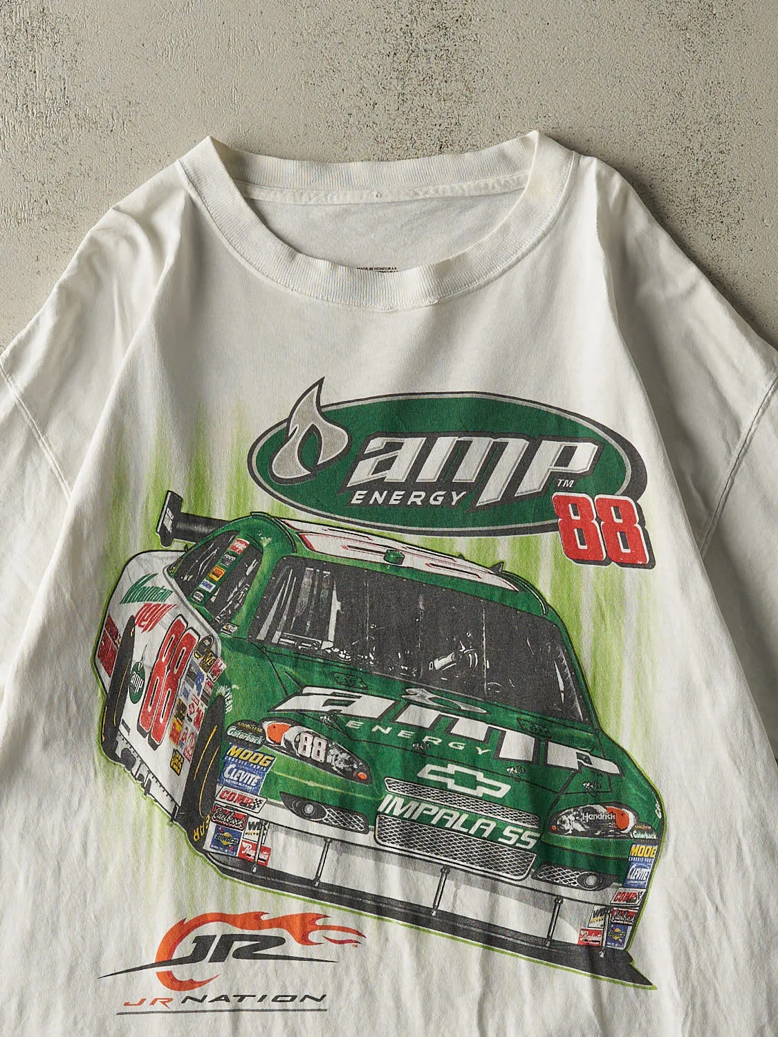 Vintage 08' White Dale Earnhardt Jr Nascar Racing Tee (L/XL) sold by Rebalance Vintage product image thumbnail 3