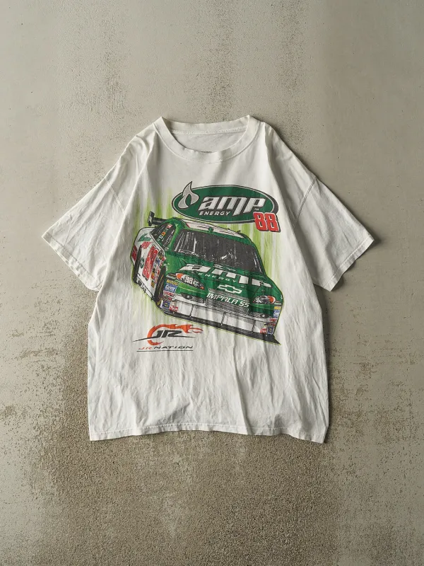 Vintage 08' White Dale Earnhardt Jr Nascar Racing Tee (L/XL) sold by Rebalance Vintage
