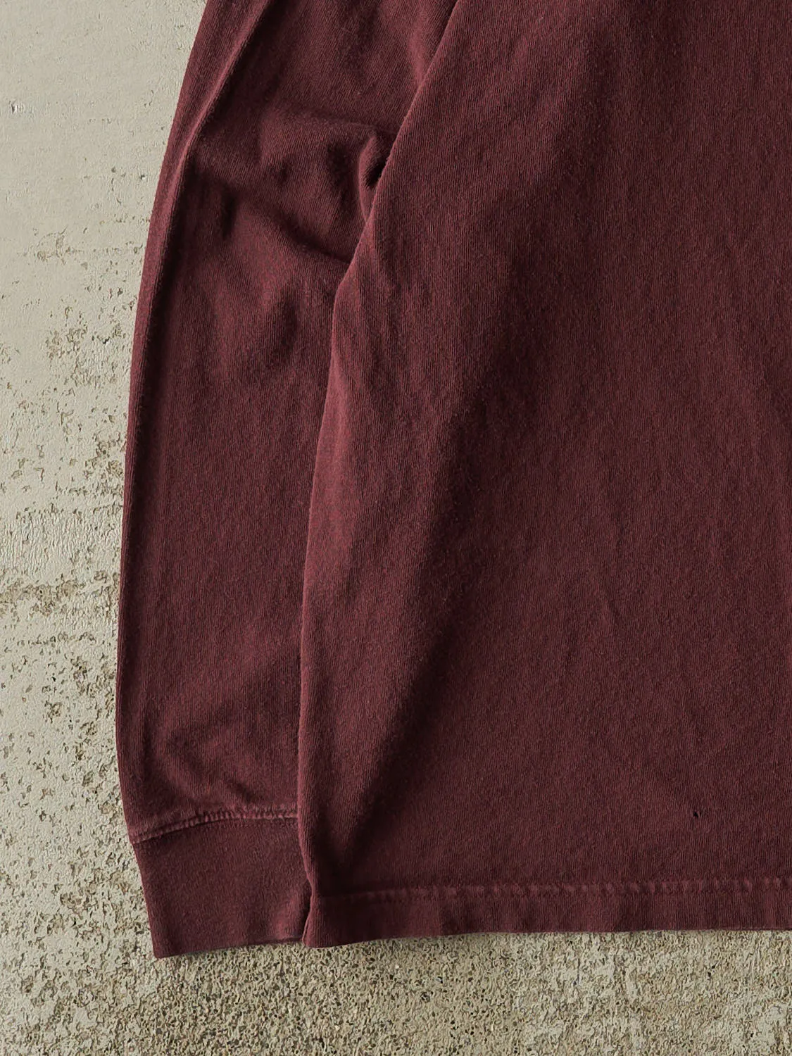 Vintage Y2K Burgundy Carhartt Quarter Button Pocket Long Sleeve (XL/XXL) sold by Rebalance Vintage product image thumbnail 3