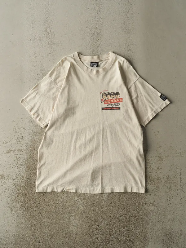 Vintage 90s Beige The Beatles Tee (L/XL) sold by Rebalance Vintage