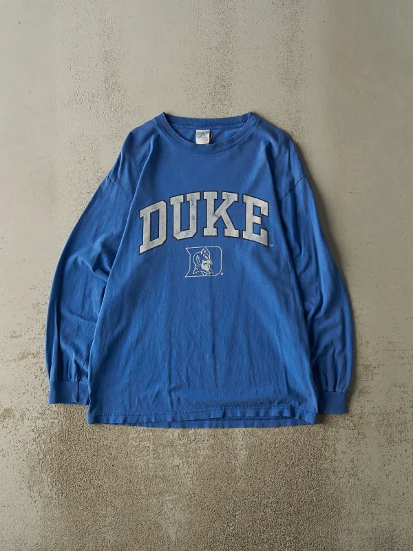 Vintage Y2K Blue Duke University Long Sleeve (L) sold by Rebalance Vintage