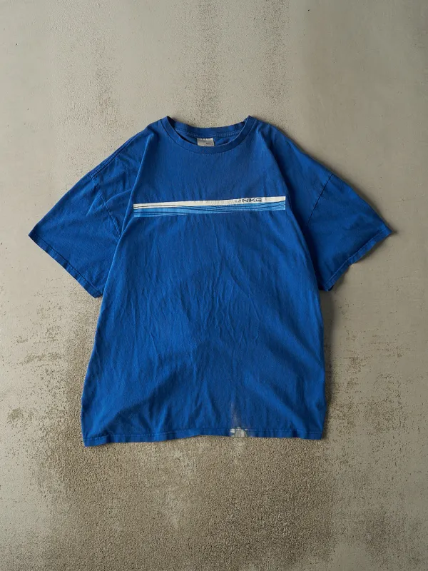 Vintage Y2K Blue Nike Logo Tee (XXL/XXXL) sold by Rebalance Vintage