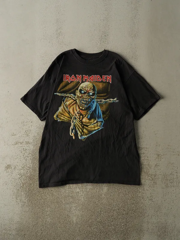 Vintage Y2K Black Iron Maiden Band Tee (XL) sold by Rebalance Vintage