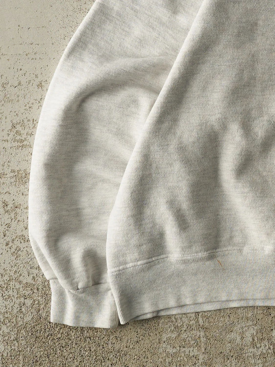 Vintage 90s Heather Grey Champion Embroidered Crewneck (S/M) sold by Rebalance Vintage product image thumbnail 3