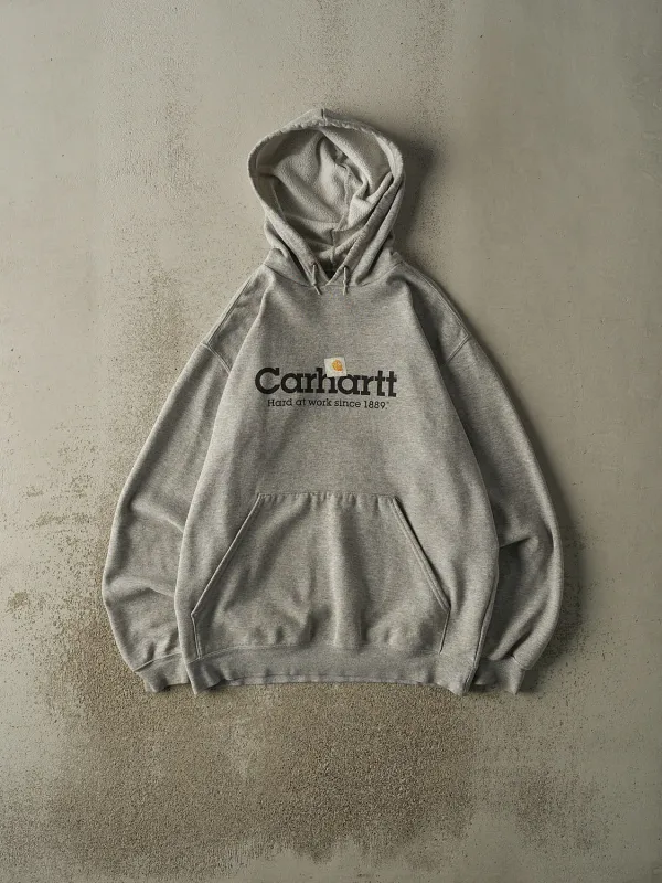 Vintage 90s Grey Carhartt Hoodie (XL) sold by Rebalance Vintage