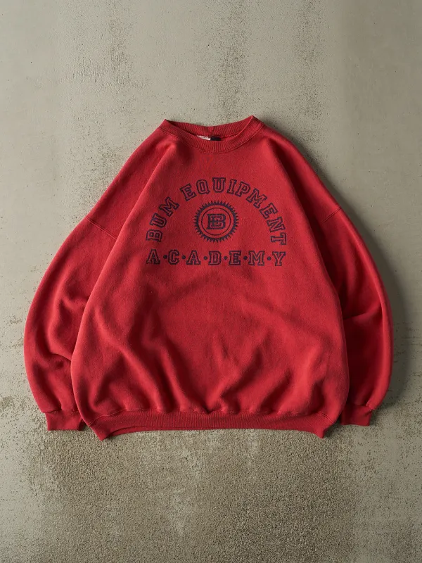 Vintage 90s Sun Faded Red Bum Equipment Crewneck (XL/XXL) sold by Rebalance Vintage