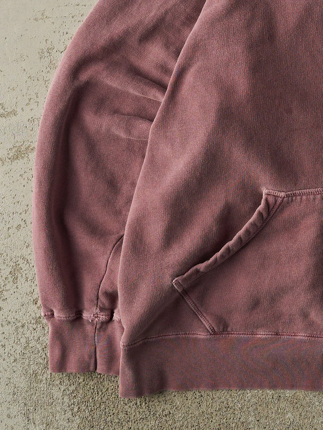 Vintage 90s Washed Burgundy Black Bear Winery Zip Up Hoodie (M/L) sold by Rebalance Vintage product image thumbnail 3