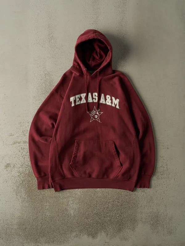 Vintage 90s Burgundy Texas A&M Hoodie (XL) sold by Rebalance Vintage