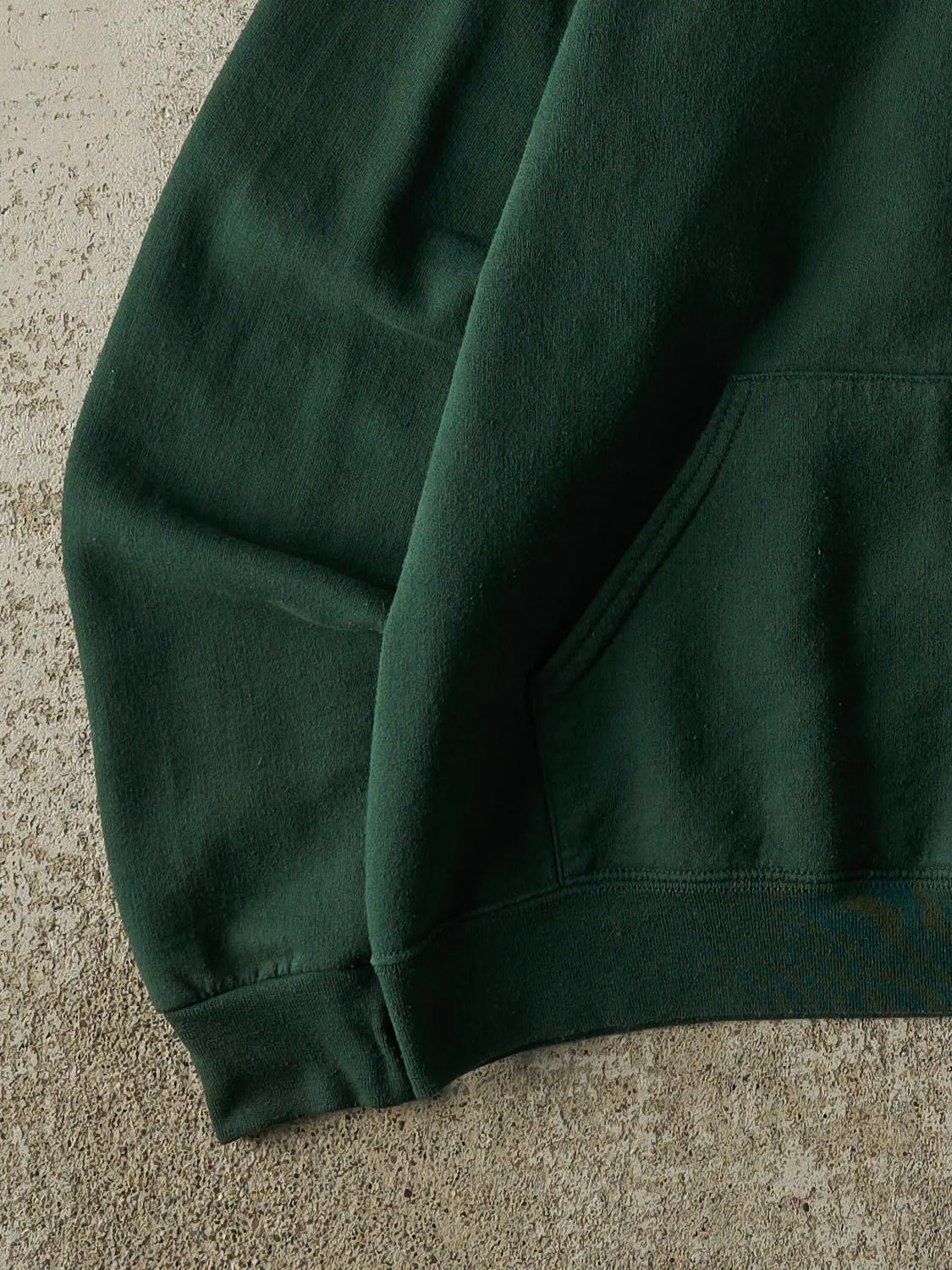 Vintage 90s Green Nike Bootleg Embroidered Hoodie (S/M) sold by Rebalance Vintage product image thumbnail 3