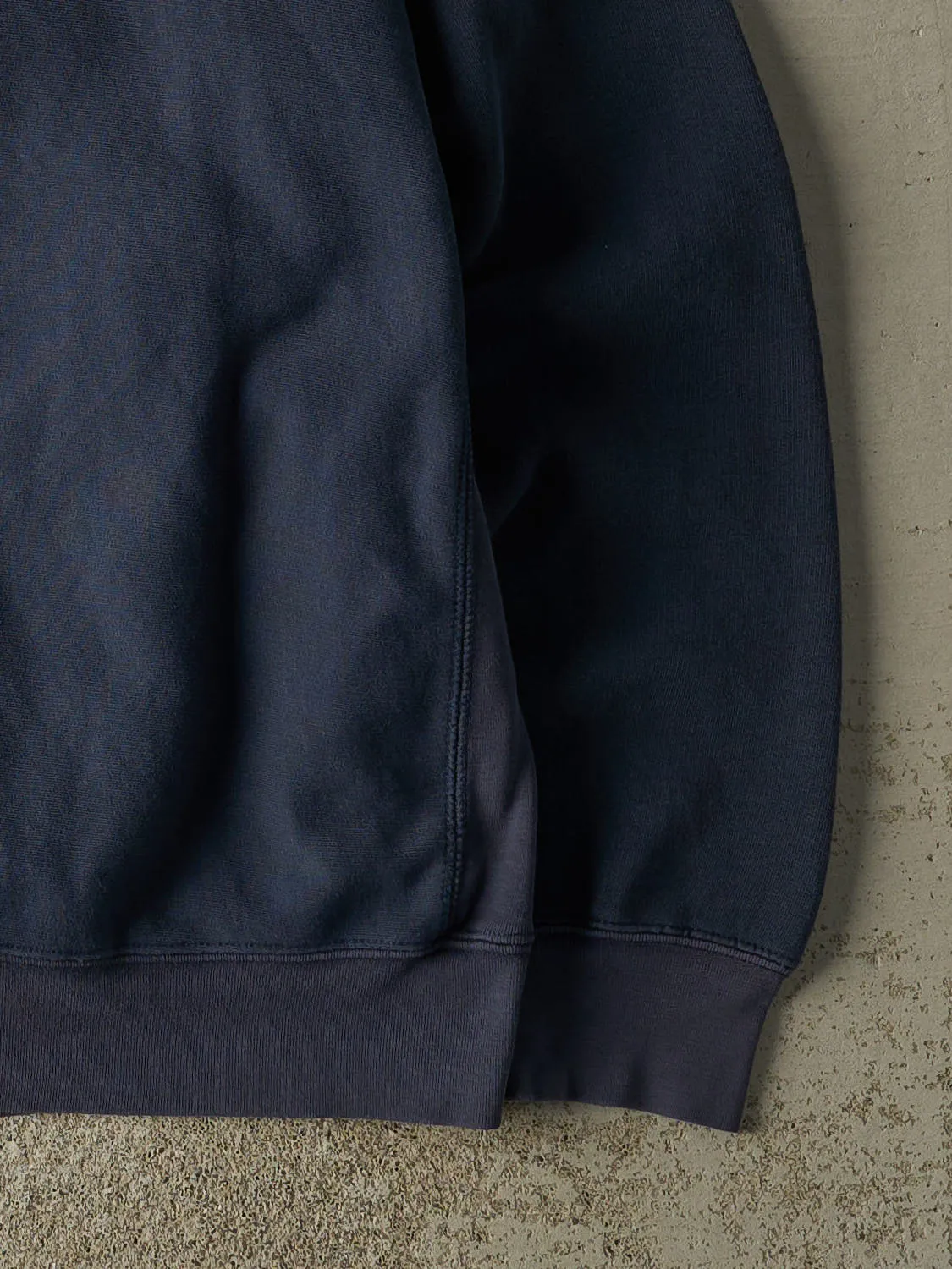 Vintage Y2K Navy Blue University Of Michigan Embroidered Crewneck (XL) sold by Rebalance Vintage product image thumbnail 4