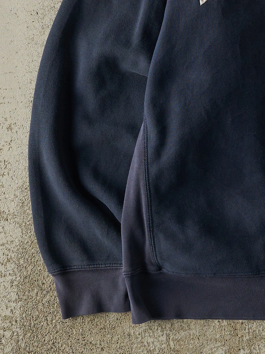 Vintage Y2K Navy Blue University Of Michigan Embroidered Crewneck (XL) sold by Rebalance Vintage product image thumbnail 3