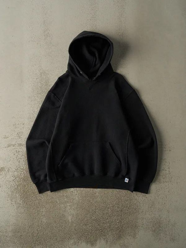 Vintage Y2K Black Russell Athletic Blank Hoodie (L) sold by Rebalance Vintage