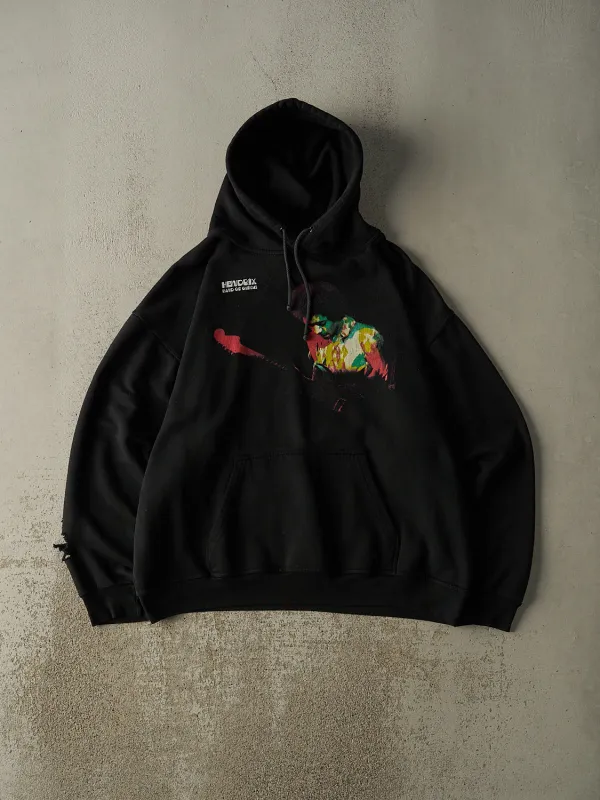 Vintage 03' Black Jimi Hendrix Band of Gypsys Hoodie (L/XL) sold by Rebalance Vintage