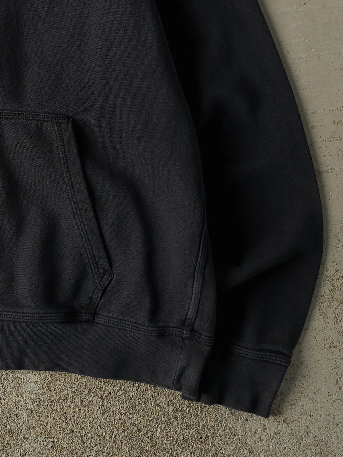 Vintage Y2K Faded Black Nike Embroidered Hoodie (S/M) sold by Rebalance Vintage product image thumbnail 4