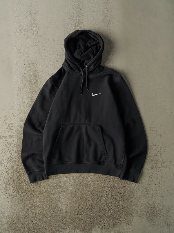 Vintage Y2K Faded Black Nike Embroidered Hoodie (S/M) sold by Rebalance Vintage
