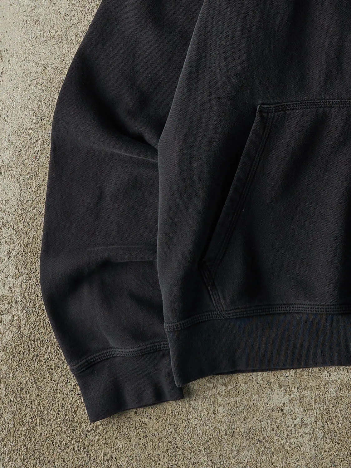 Vintage Y2K Faded Black Nike Embroidered Hoodie (S/M) sold by Rebalance Vintage product image thumbnail 3
