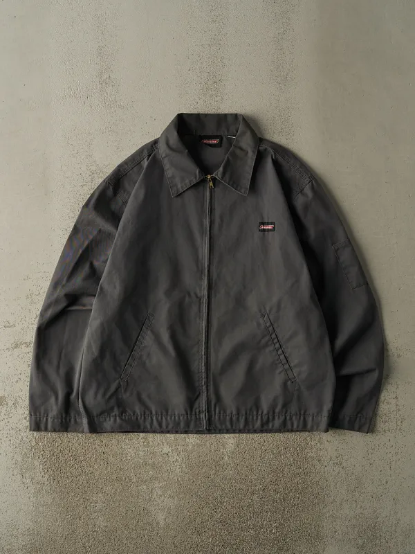 Vintage Y2K Charcoal Grey Dickies Work Jacket (L/XL) sold by Rebalance Vintage