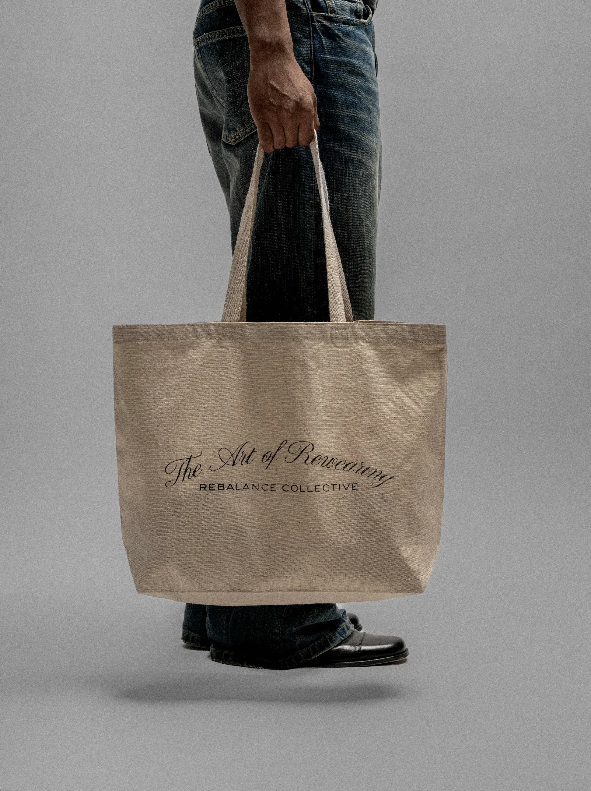 The Art of Rewearing Tote Bag sold by Rebalance Vintage product image thumbnail 3