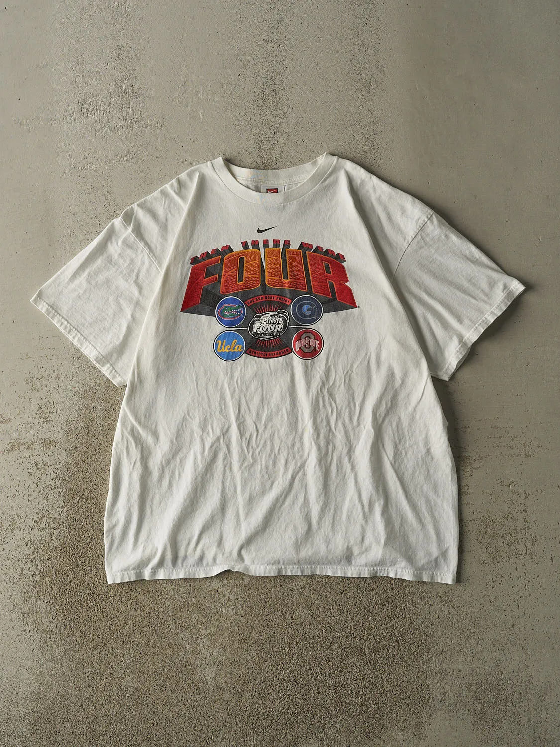 Vintage 07' White Nike NCAA Final Four Tee (XL/XXL) sold by Rebalance Vintage