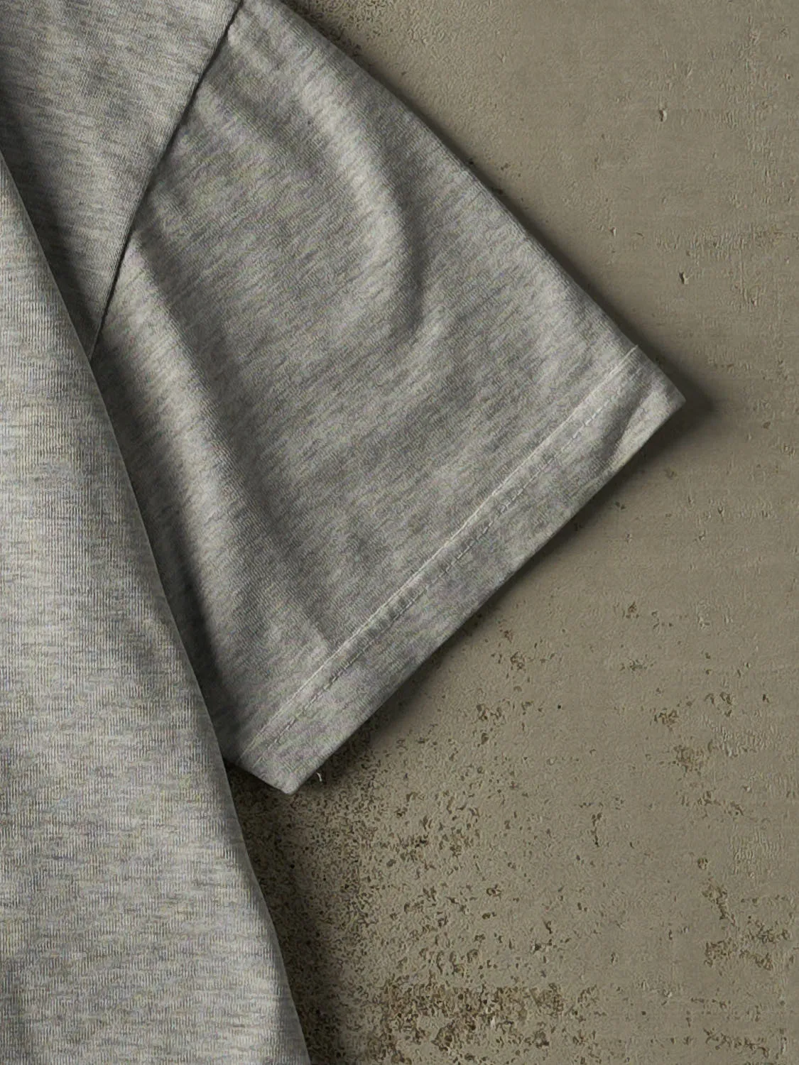 Vintage 80s Heather Grey Adidas Embroidered Logo Tee (M) sold by Rebalance Vintage product image thumbnail 3