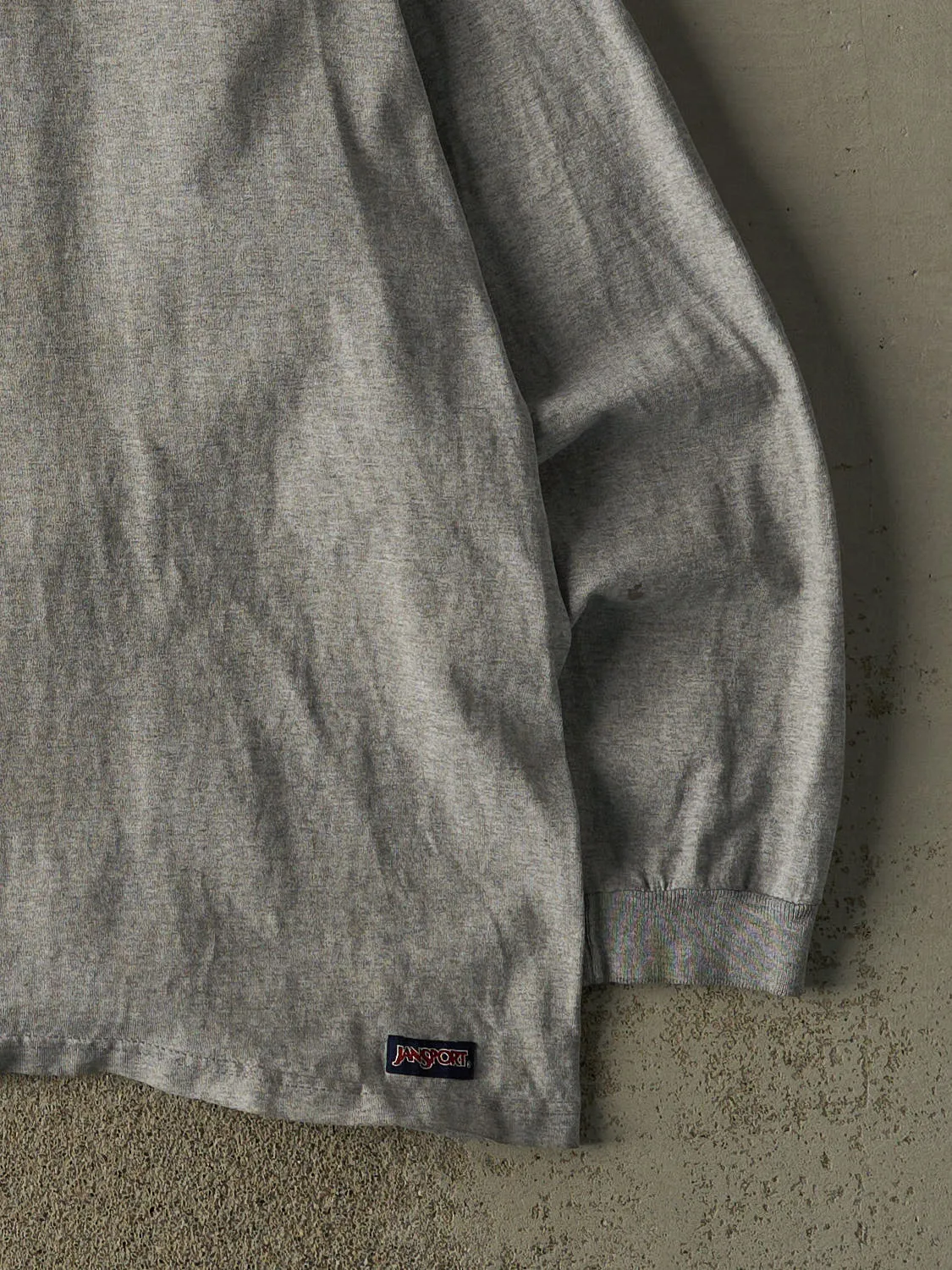 Vintage 90s Grey Northern Michigan University Long Sleeve (XXL) sold by Rebalance Vintage product image thumbnail 4