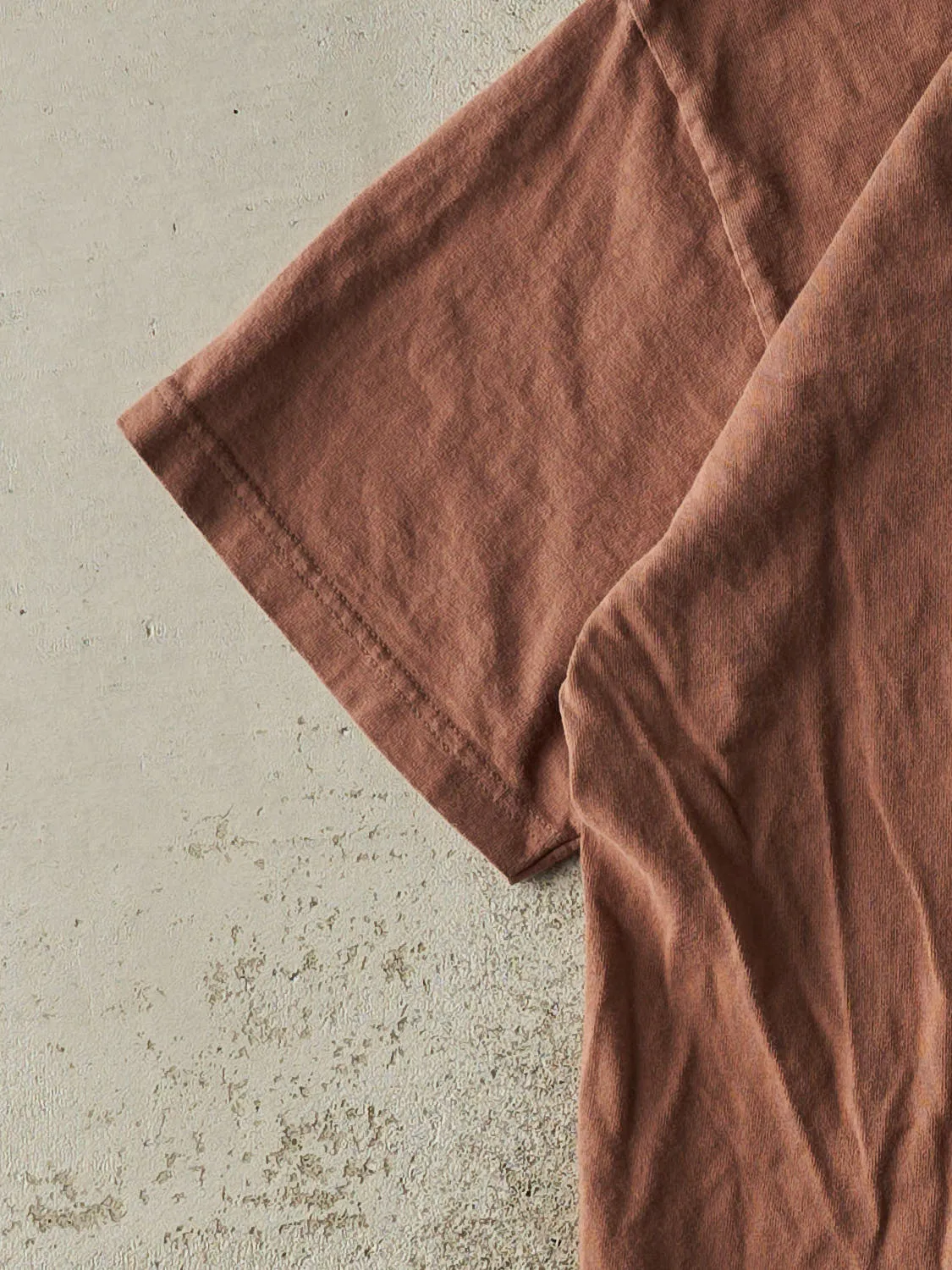 Vintage 90s Sun Faded Brown Chincoteague Island Embroidered Tee (M/L) sold by Rebalance Vintage product image thumbnail 3