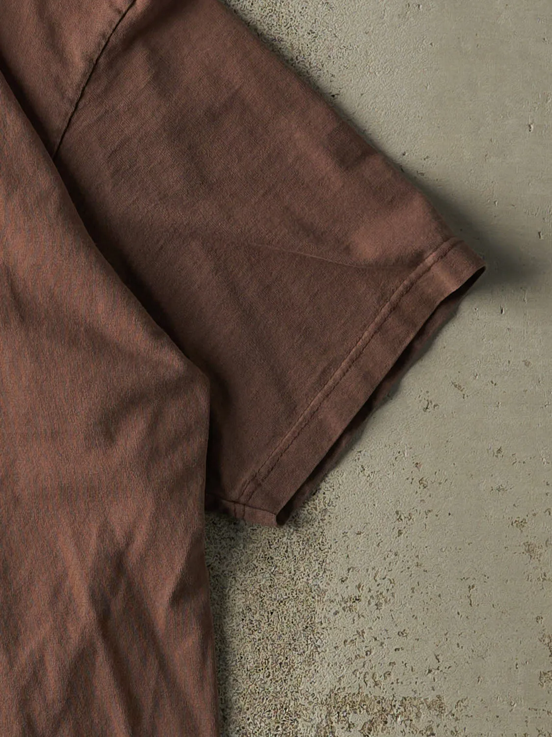 Vintage 90s Sun Faded Brown Blank Tee (L/XL) sold by Rebalance Vintage product image thumbnail 4