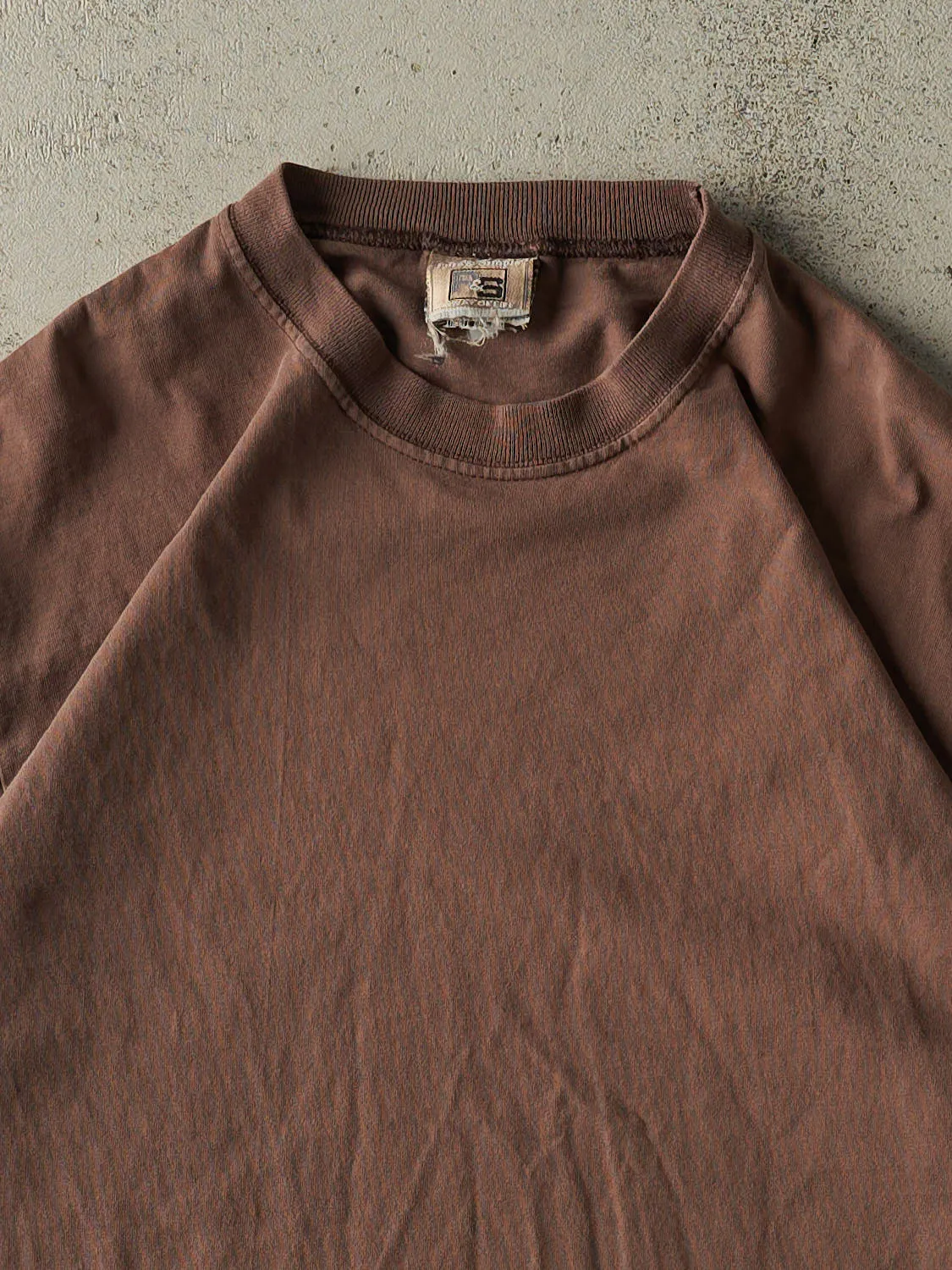 Vintage 90s Sun Faded Brown Blank Tee (L/XL) sold by Rebalance Vintage product image thumbnail 2