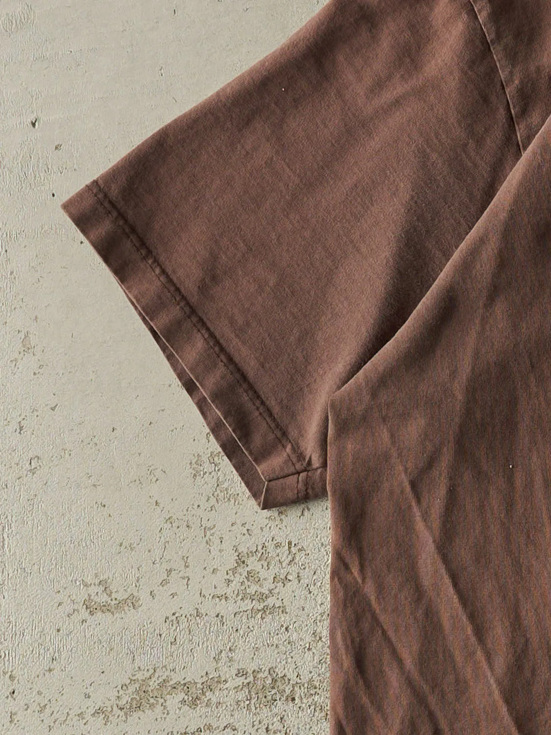 Vintage 90s Sun Faded Brown Blank Tee (L/XL) sold by Rebalance Vintage product image thumbnail 3