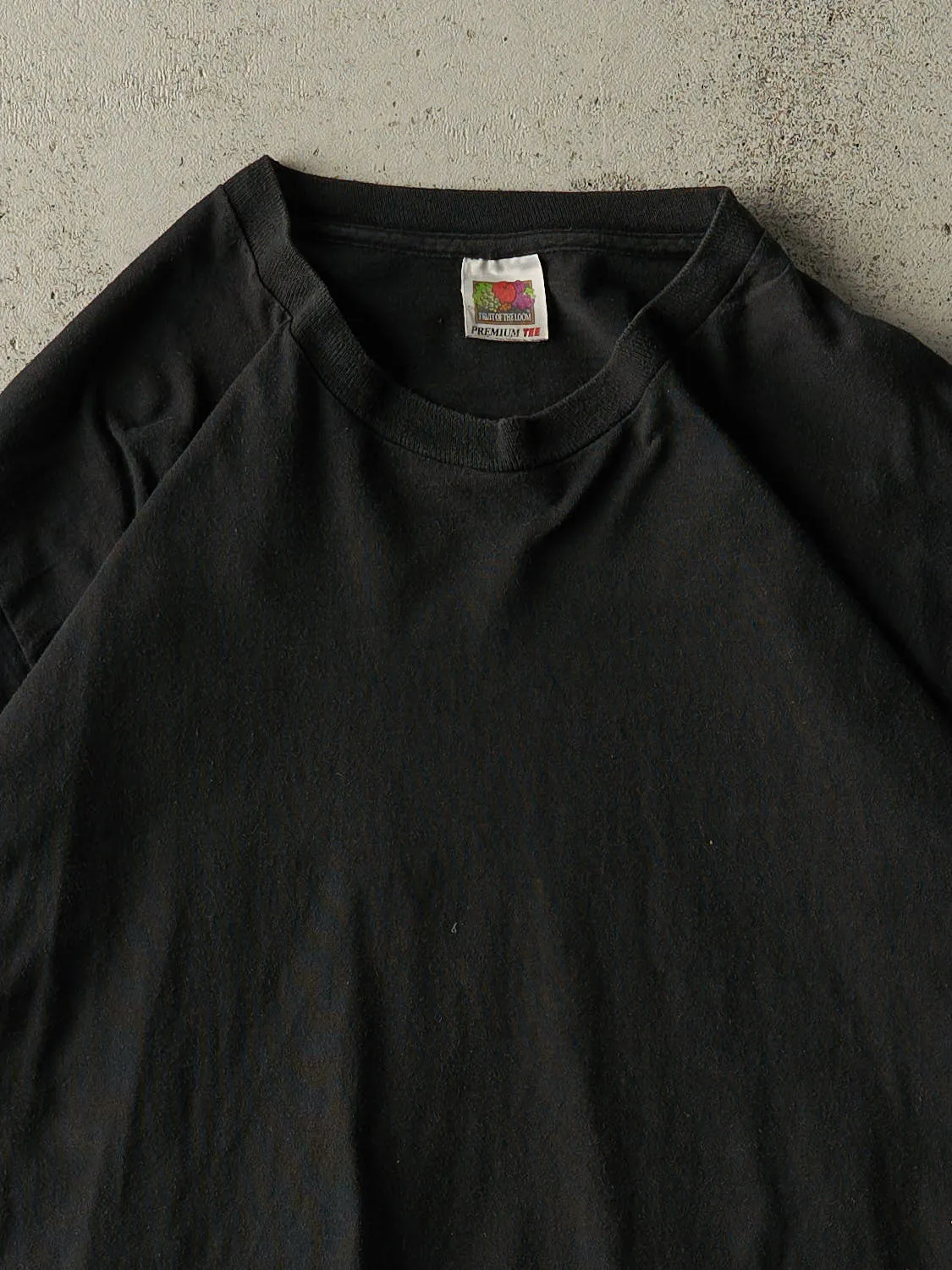 Vintage 90s Black Blank Tee (L/XL) sold by Rebalance Vintage product image thumbnail 2