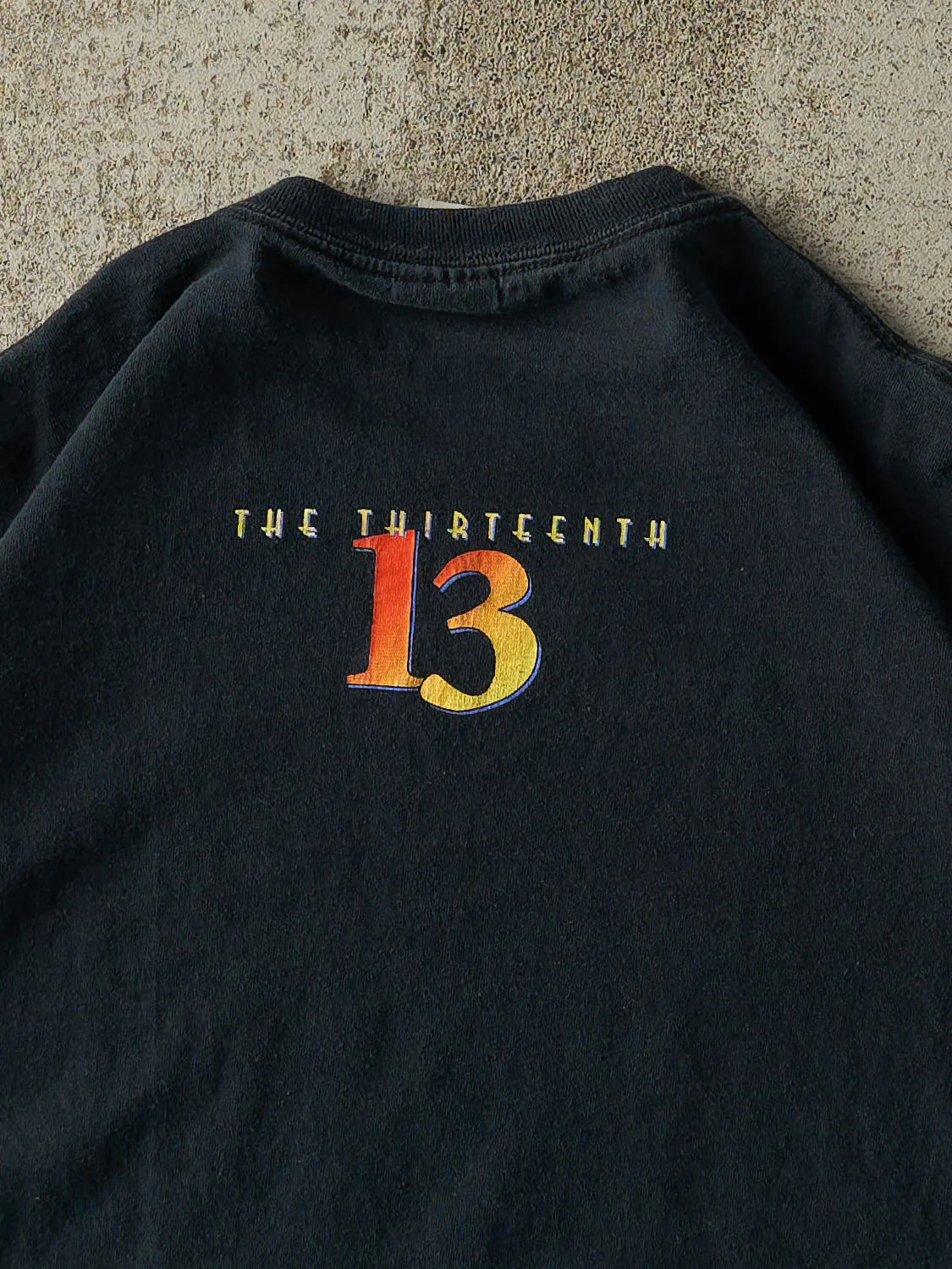 Vintage 06' Faded Black Friday The 13th Biker Tee (XXL) sold by Rebalance Vintage product image thumbnail 4