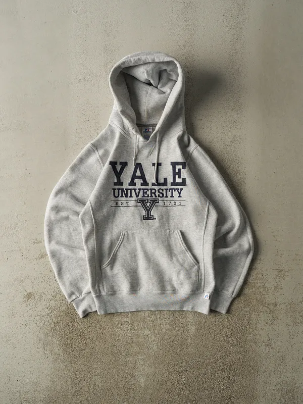 Vintage Y2K Heather Grey Russell Athletic Yale University Hoodie (XS/S) sold by Rebalance Vintage
