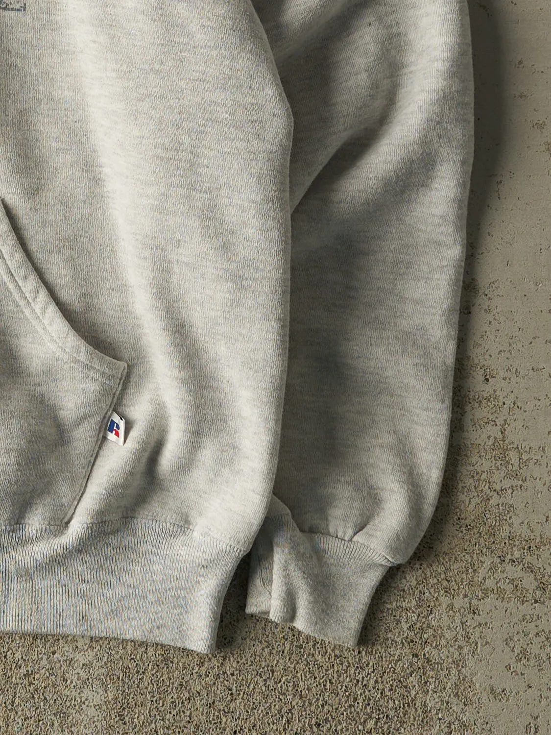 Vintage 90s Heather Grey Russell Athletic Coalers Softball Hoodie (L) sold by Rebalance Vintage product image thumbnail 4